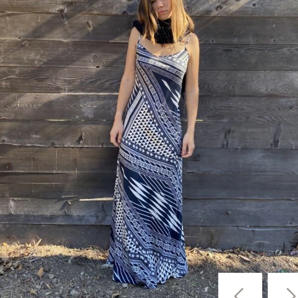 NWT TYSA DESIGNS MAXI DRESS WITH SPAGHETTI STRAPS